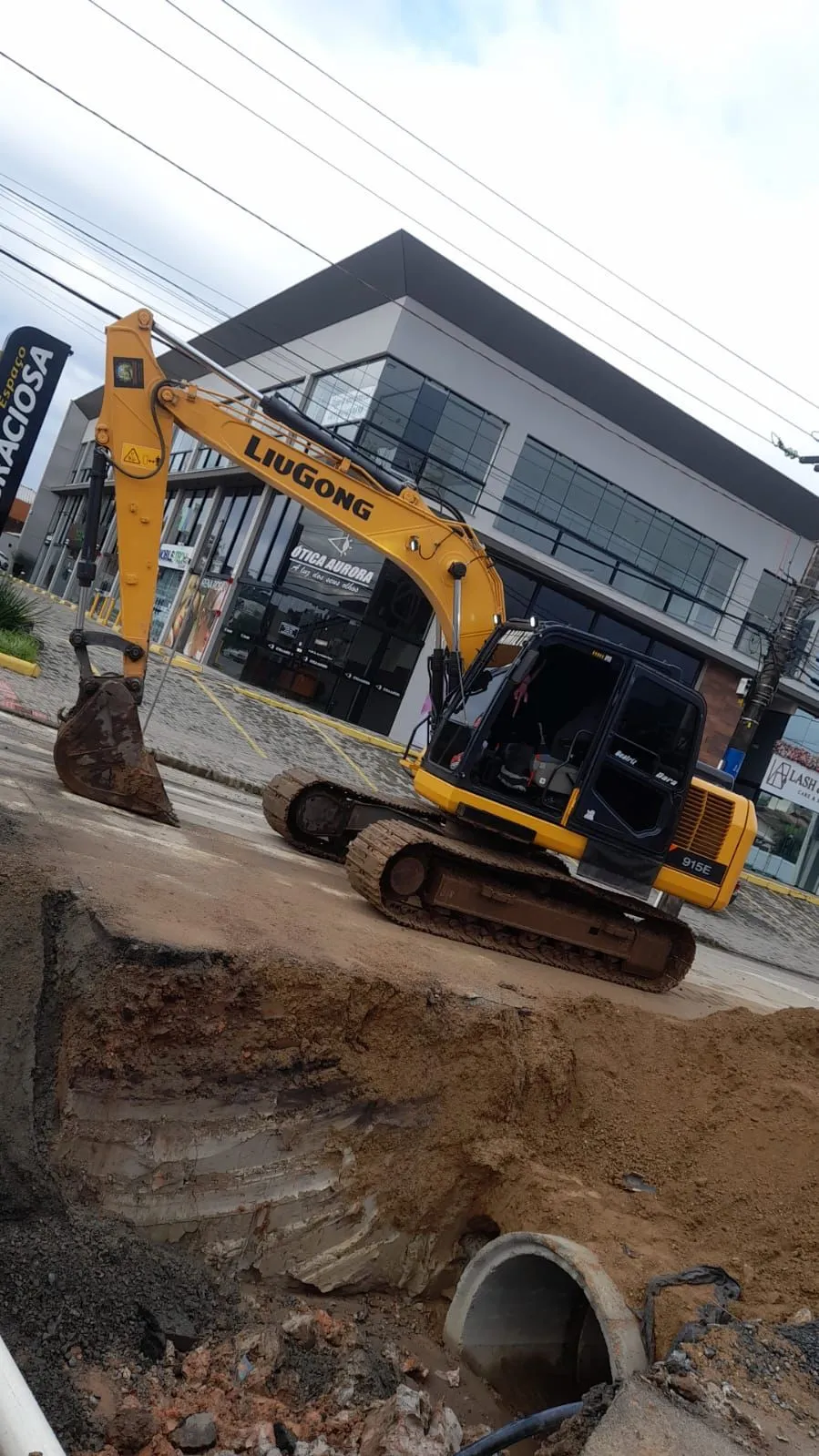 Serviço de terraplanagem