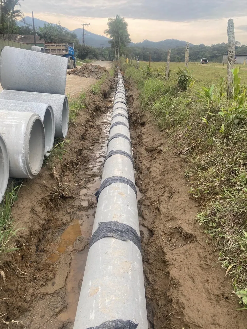 Serviço de terraplanagem